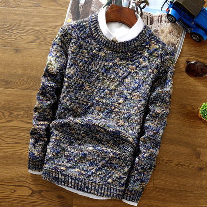 Emitt - Chunky knitted winter sweater for men 