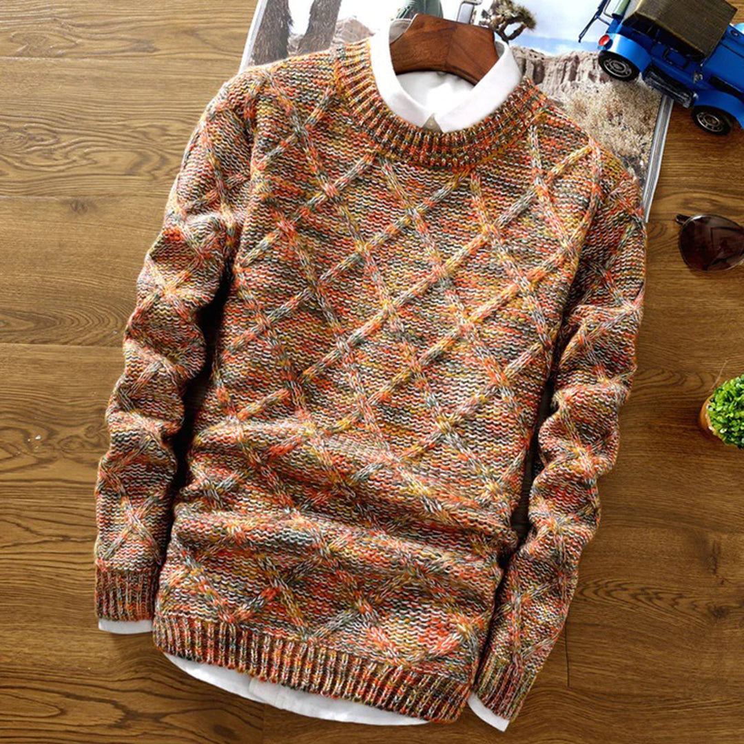 Emitt - Chunky knitted winter sweater for men 