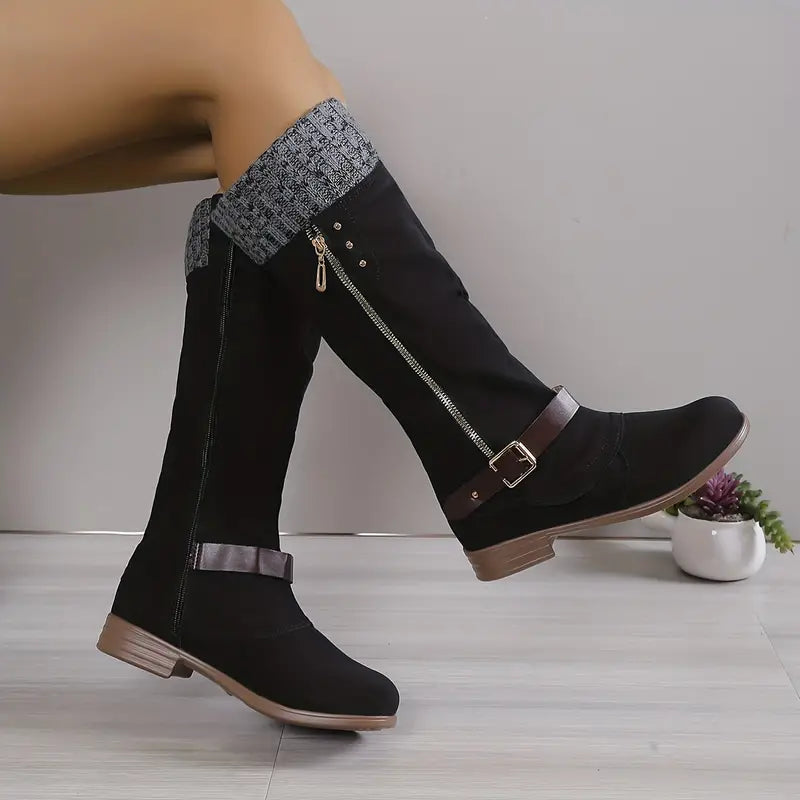 FIONNA - Women's boots in solid color