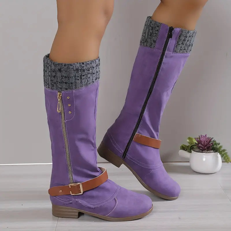 FIONNA - Women's boots in solid color