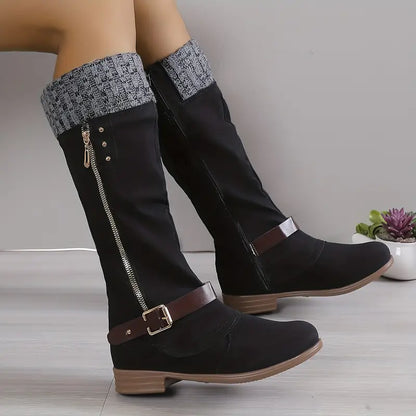 FIONNA - Women's boots in solid color