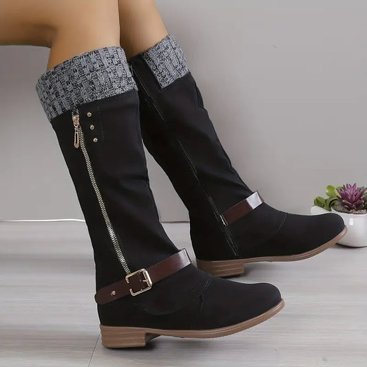 FIONNA - Women's boots in solid color