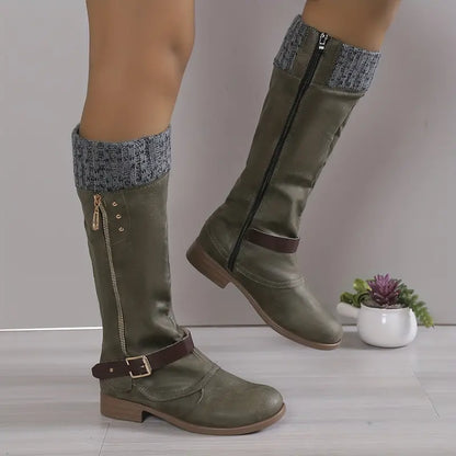 FIONNA - Women's boots in solid color