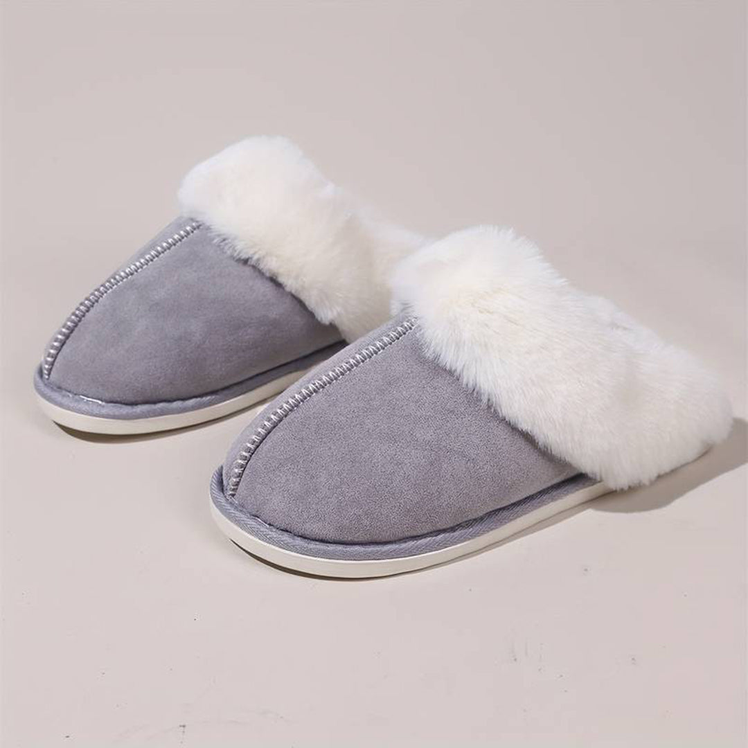 THIJS - Warm slip-on slippers for women