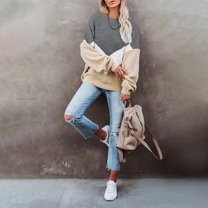 CHARLOTTE - Stylish knitted sweater 