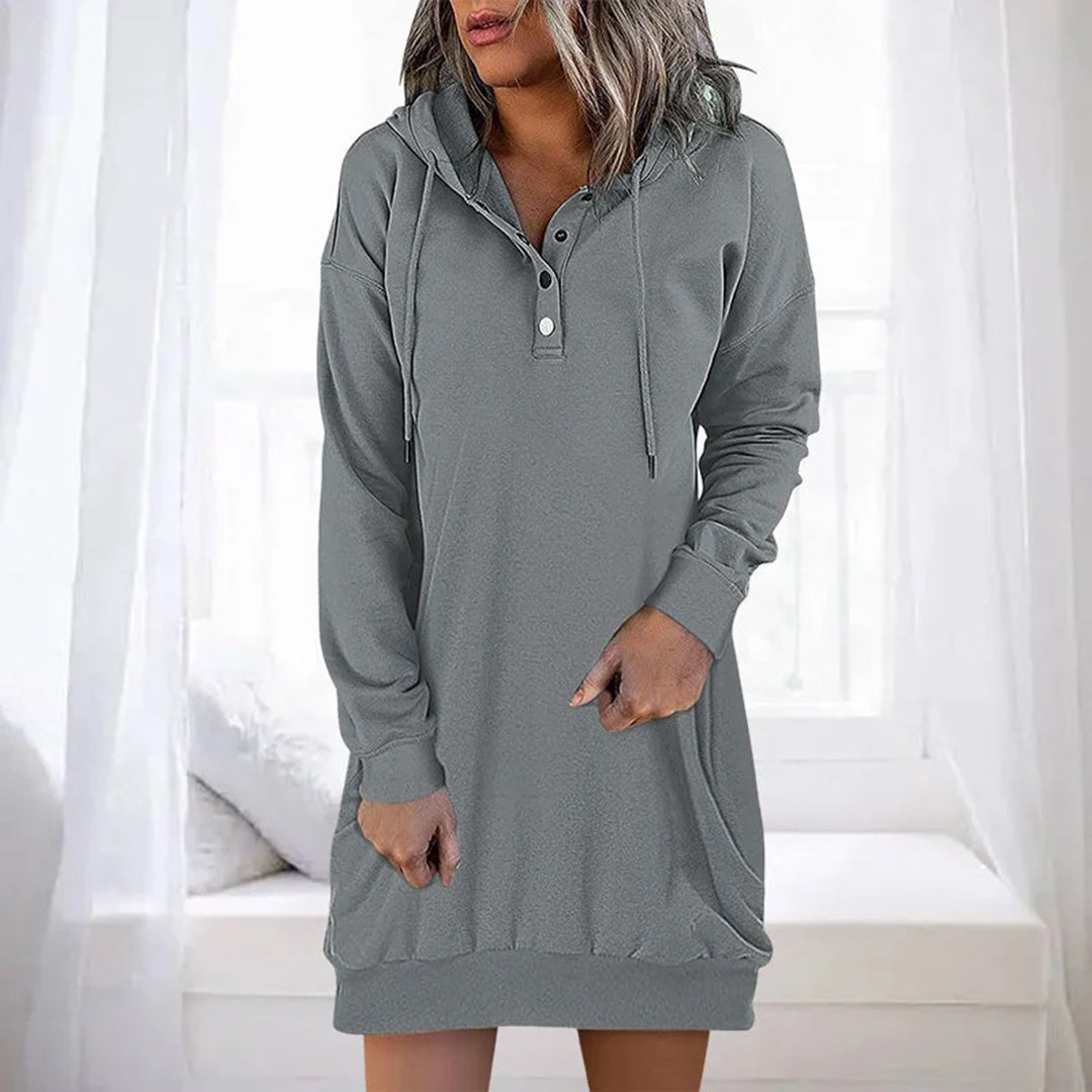 ALLEGRA - Casual hoodie dress