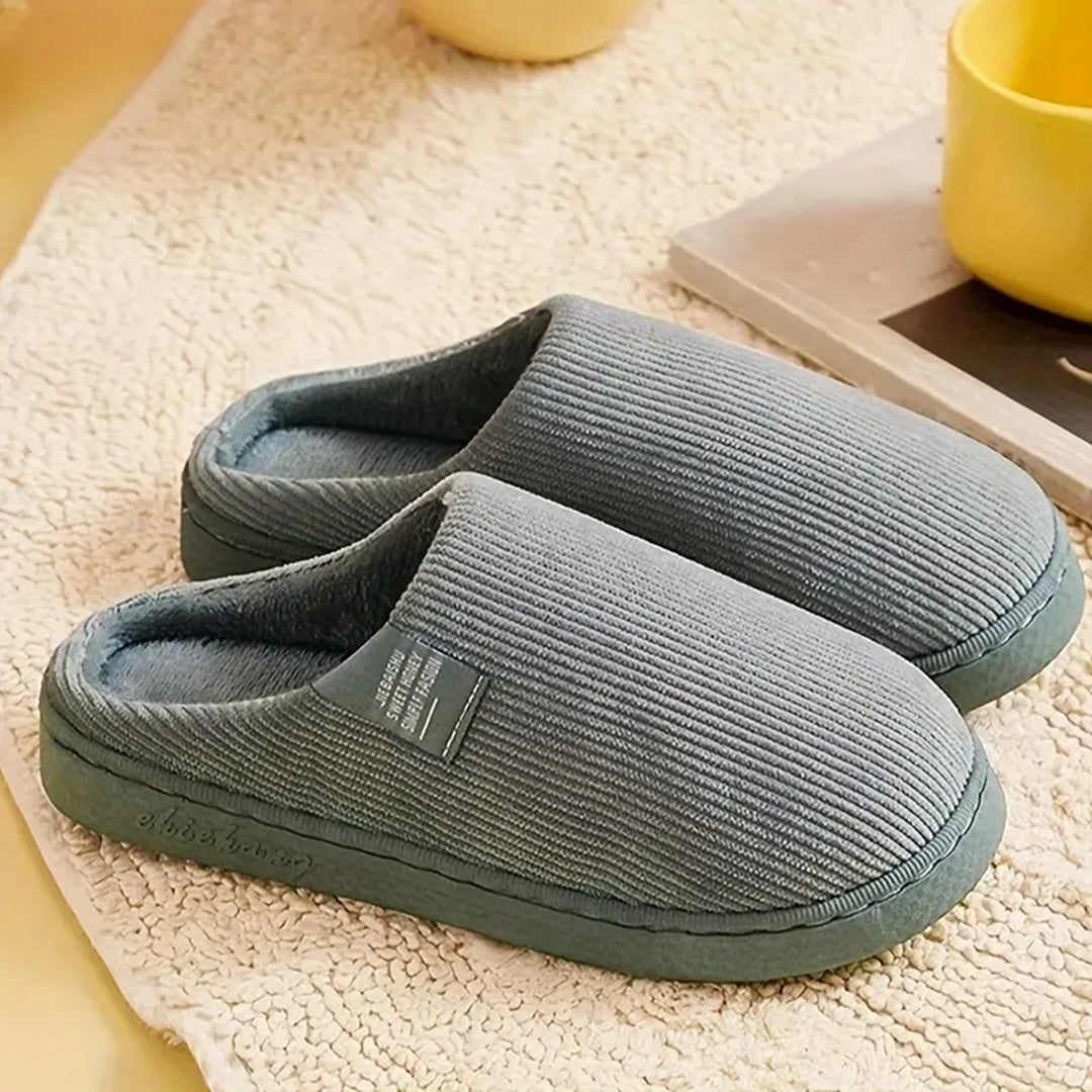 IVANNA - Warm slip-on slippers for women