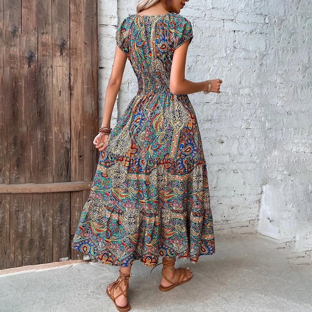 ELVIRA - Fashionable boho dress