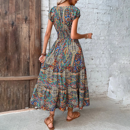 ELVIRA - Fashionable boho dress