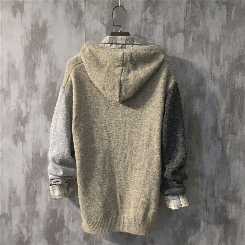 JOAQUIN - Casual gebreide hoodie