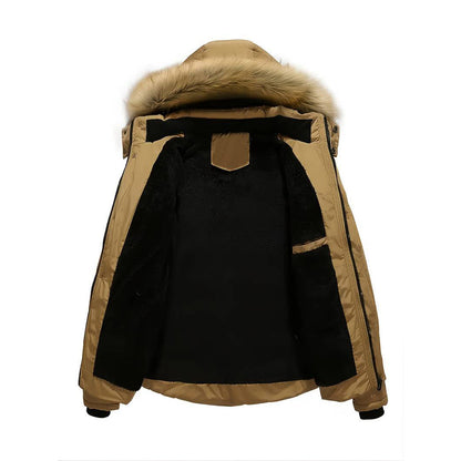 JIM - Men's parka with detachable hood