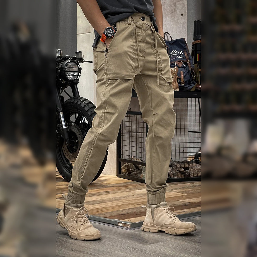 RICHARD - Stretchy cargo pants 