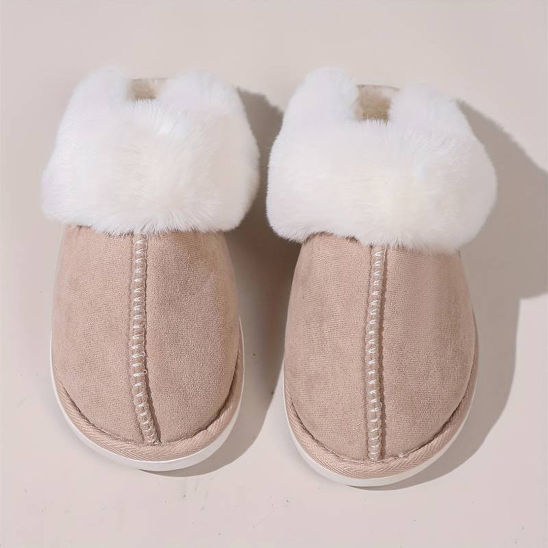 THIJS - Warm slip-on slippers for women