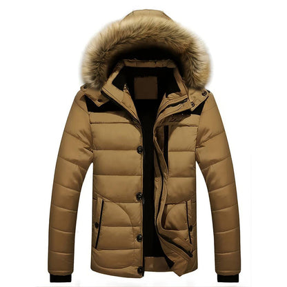 JIM - Men's parka with detachable hood