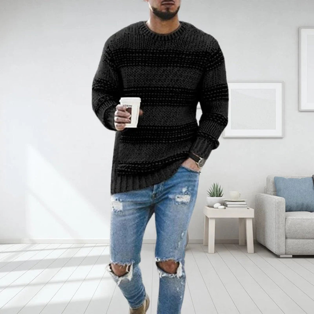 LANDYN - Chunky knit Norwegian sweater for men