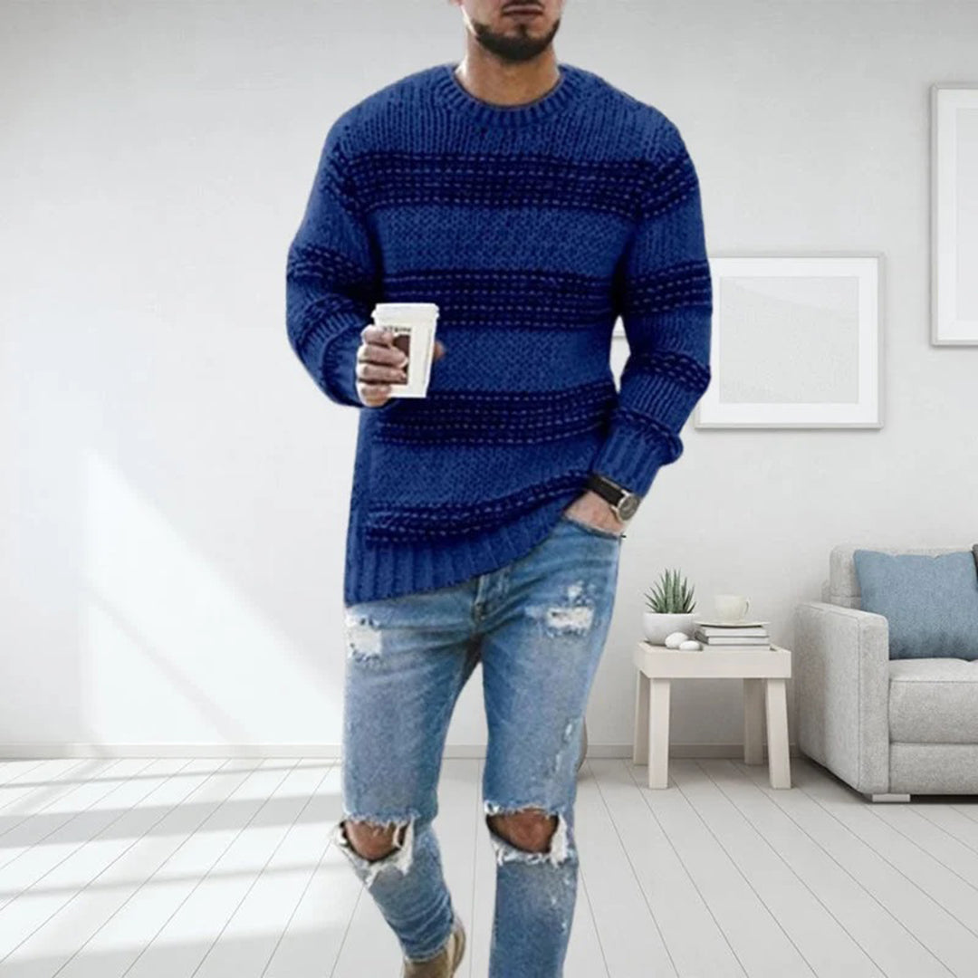 LANDYN - Chunky knit Norwegian sweater for men