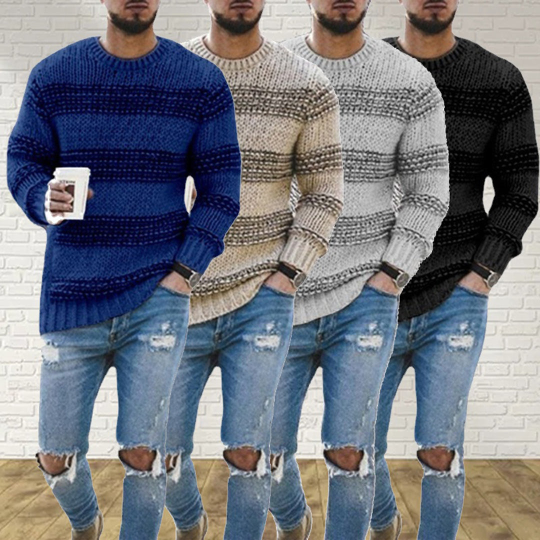 LANDYN - Chunky knit Norwegian sweater for men