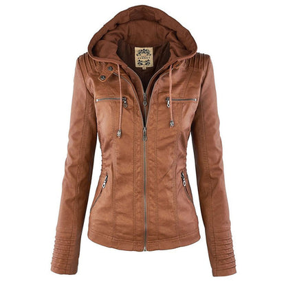 LIESL - Leather summer jacket for women 