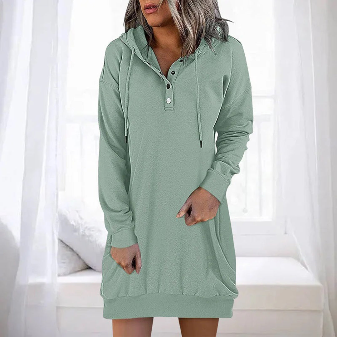 ALLEGRA - Casual hoodie dress