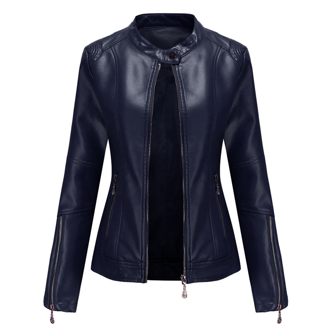 FRANICA - Stylish leather jacket