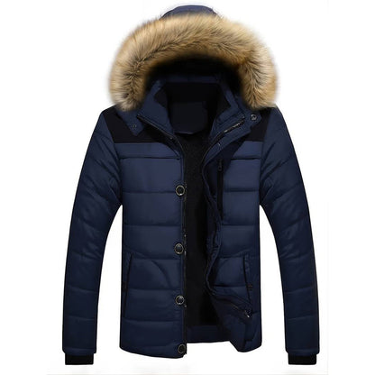 JIM - Men's parka with detachable hood