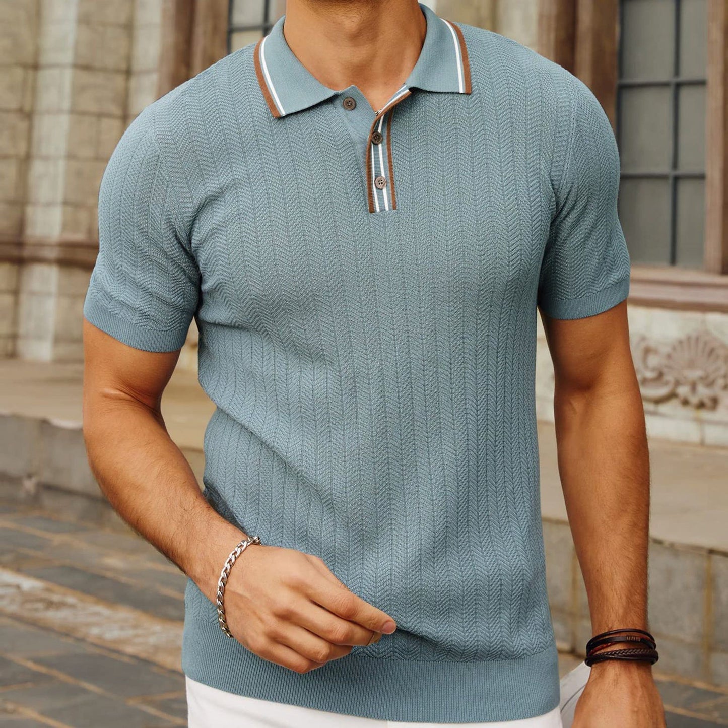 Sami™ - High quality knitted polo shirt