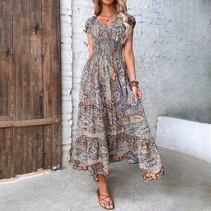 ELVIRA - Fashionable boho dress