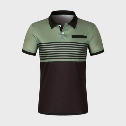 Otha - Striped Men's Polo Shirt