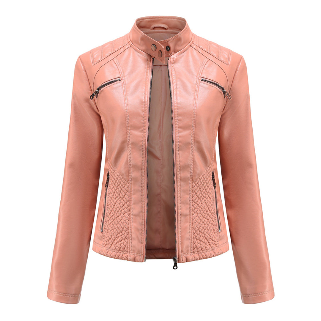 ANDRIJANA - Stylish leather jacket