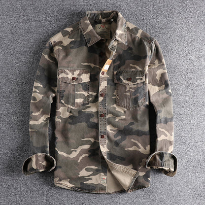 AUBERT - Heren camouflage overhemden