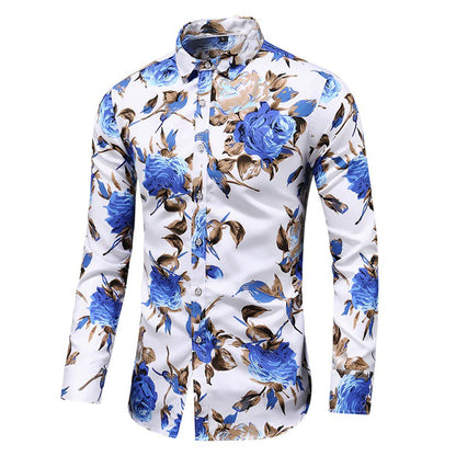 ENRIQUE - Men's floral shirt