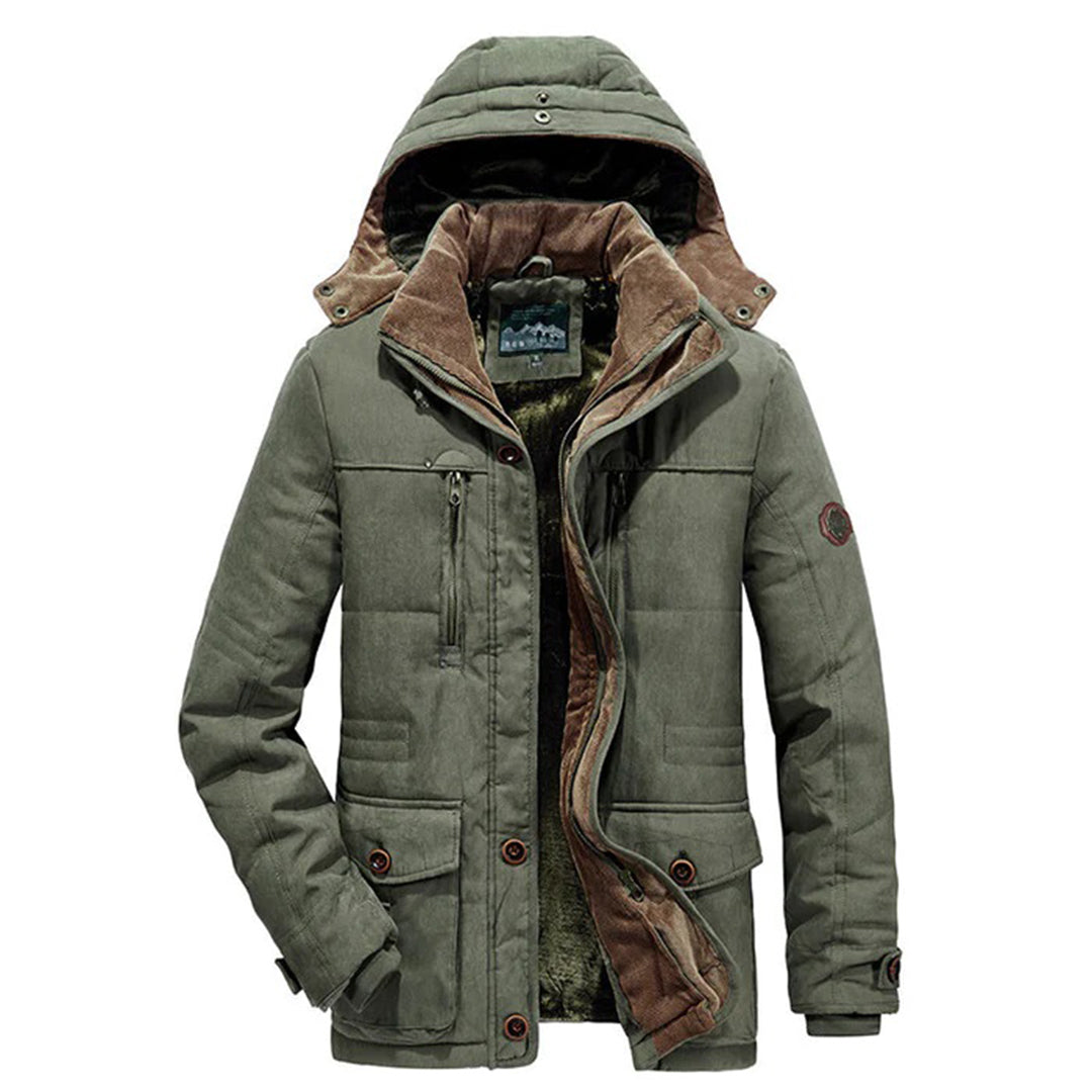 Colton - Men's winter jacket with fleece 