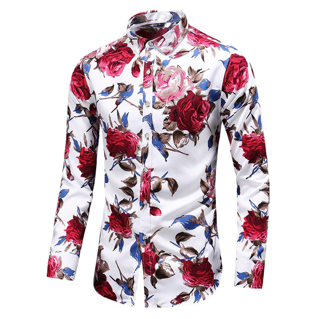 ENRIQUE - Men's floral shirt