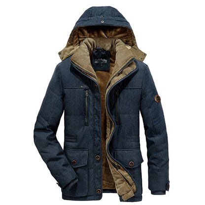 Colton - Men's winter jacket with fleece 