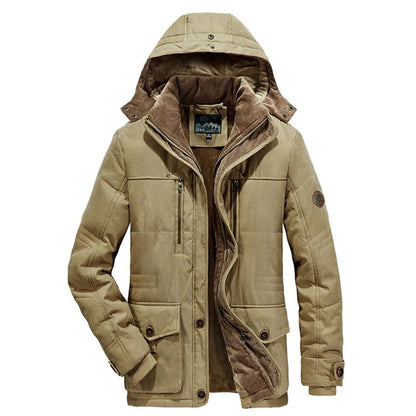 Colton - Men's winter jacket with fleece 