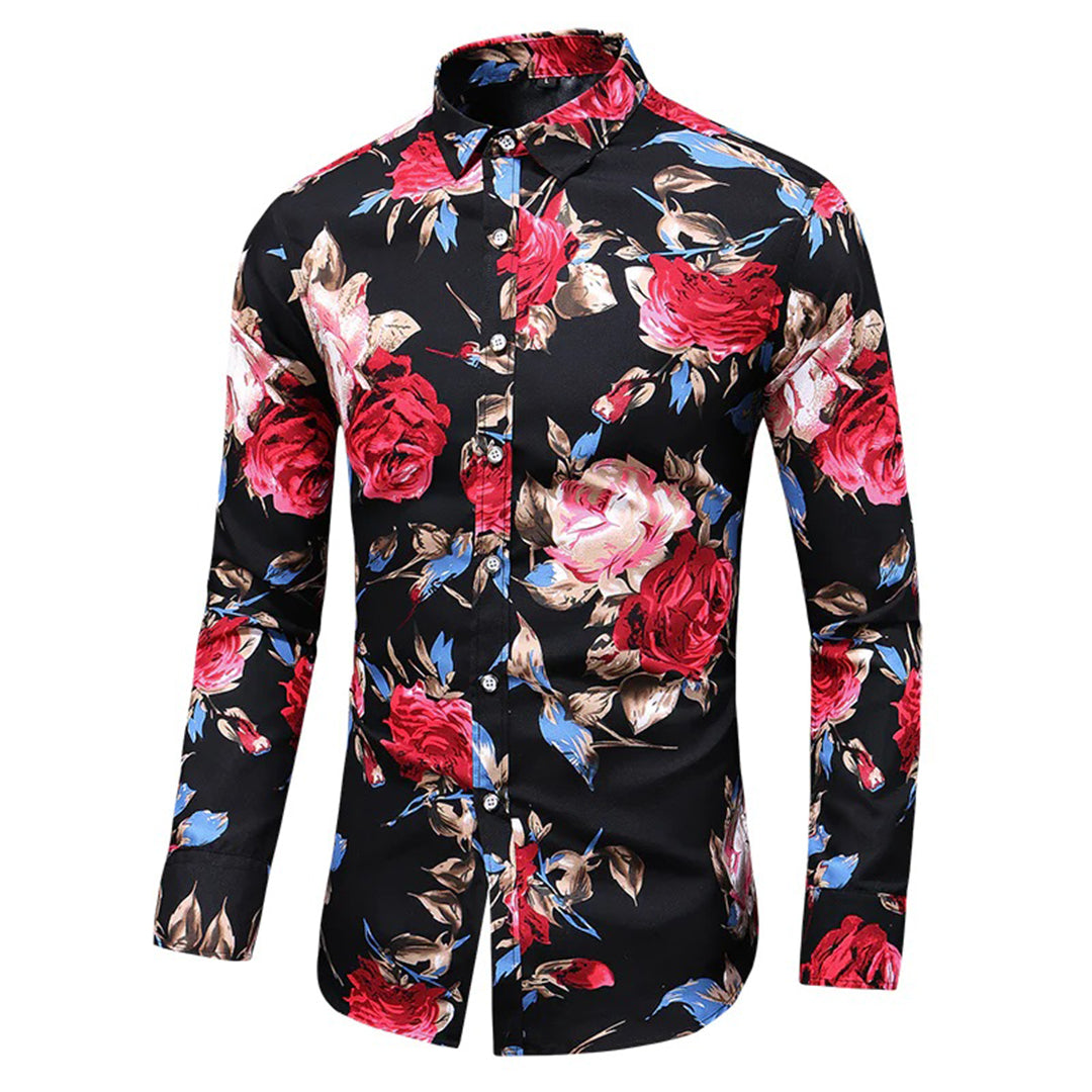 ENRIQUE - Men's floral shirt