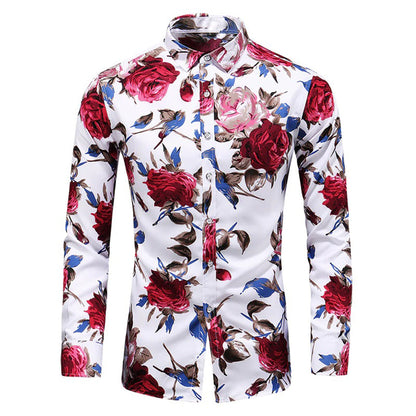 ENRIQUE - Men's floral shirt