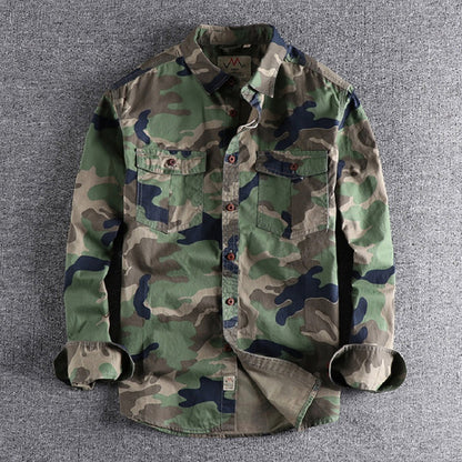 AUBERT - Men's camouflage shirts