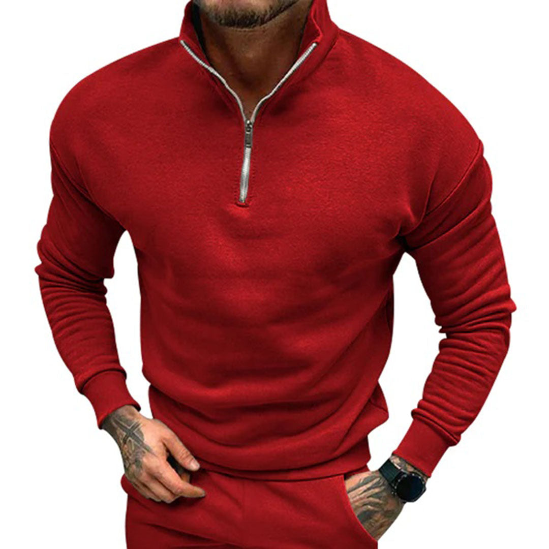 RUSSELL - Men's Half Zip Sweater 