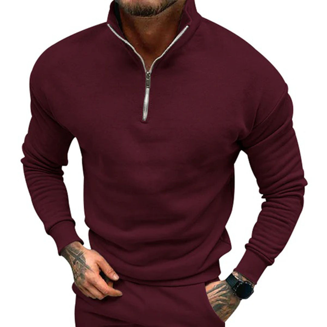 RUSSELL - Men's Half Zip Sweater 