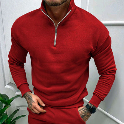 RUSSELL - Men's Half Zip Sweater 