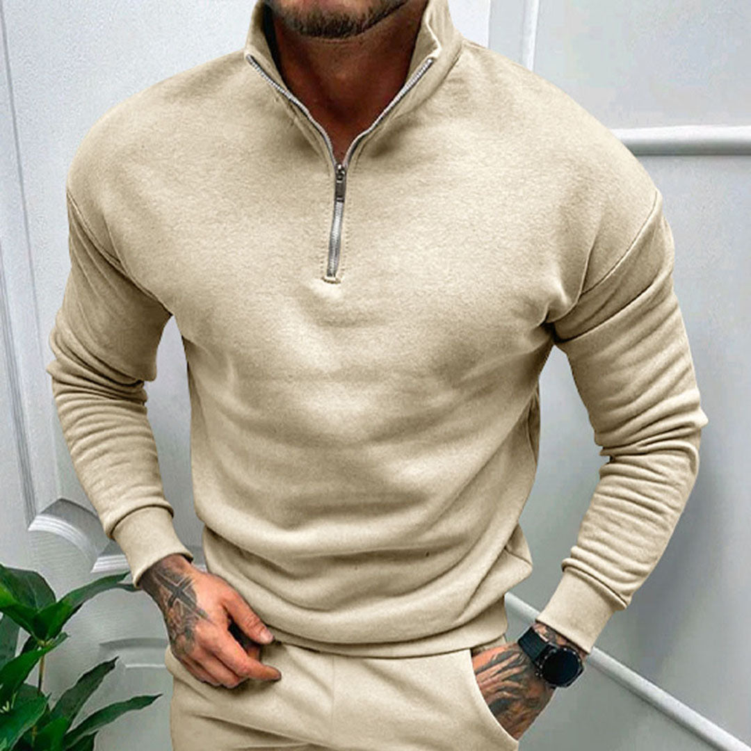 RUSSELL - Men's Half Zip Sweater 