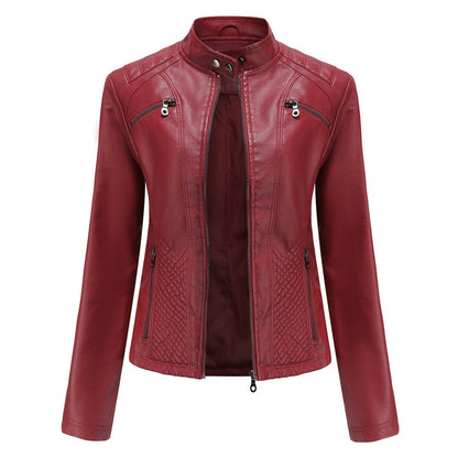 ANDRIJANA - Stylish leather jacket