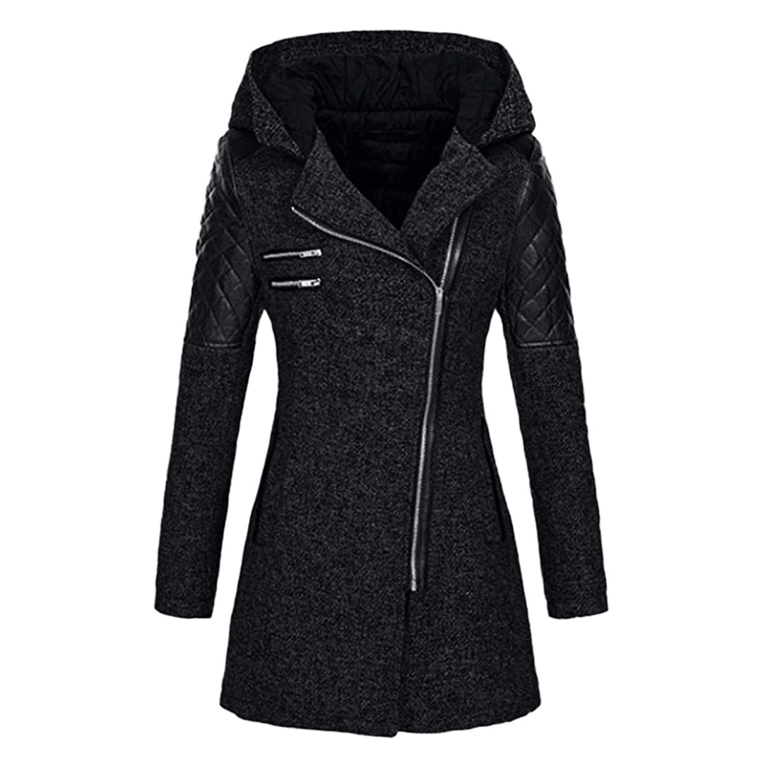 Riley - Long winter coat with hood for women 