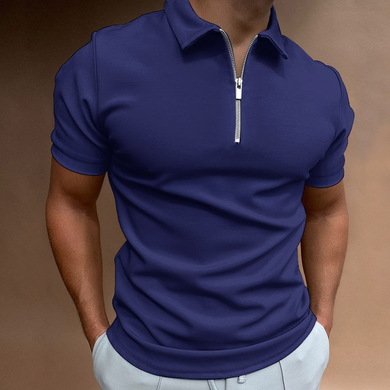 Santiago Zip-Up Polo | 50% OFF