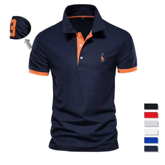 OBSIDIAN Heren Poloshirt - Geborduurd