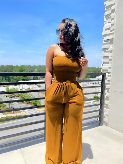 Alicia - Off-shoulder jumpsuit