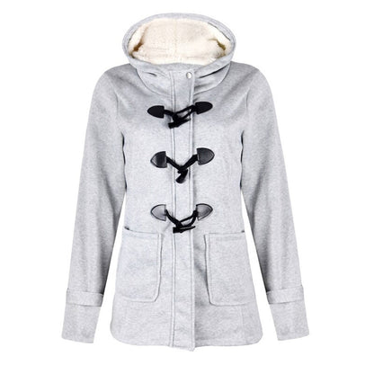 Samantha - Long winter coat with hood for women