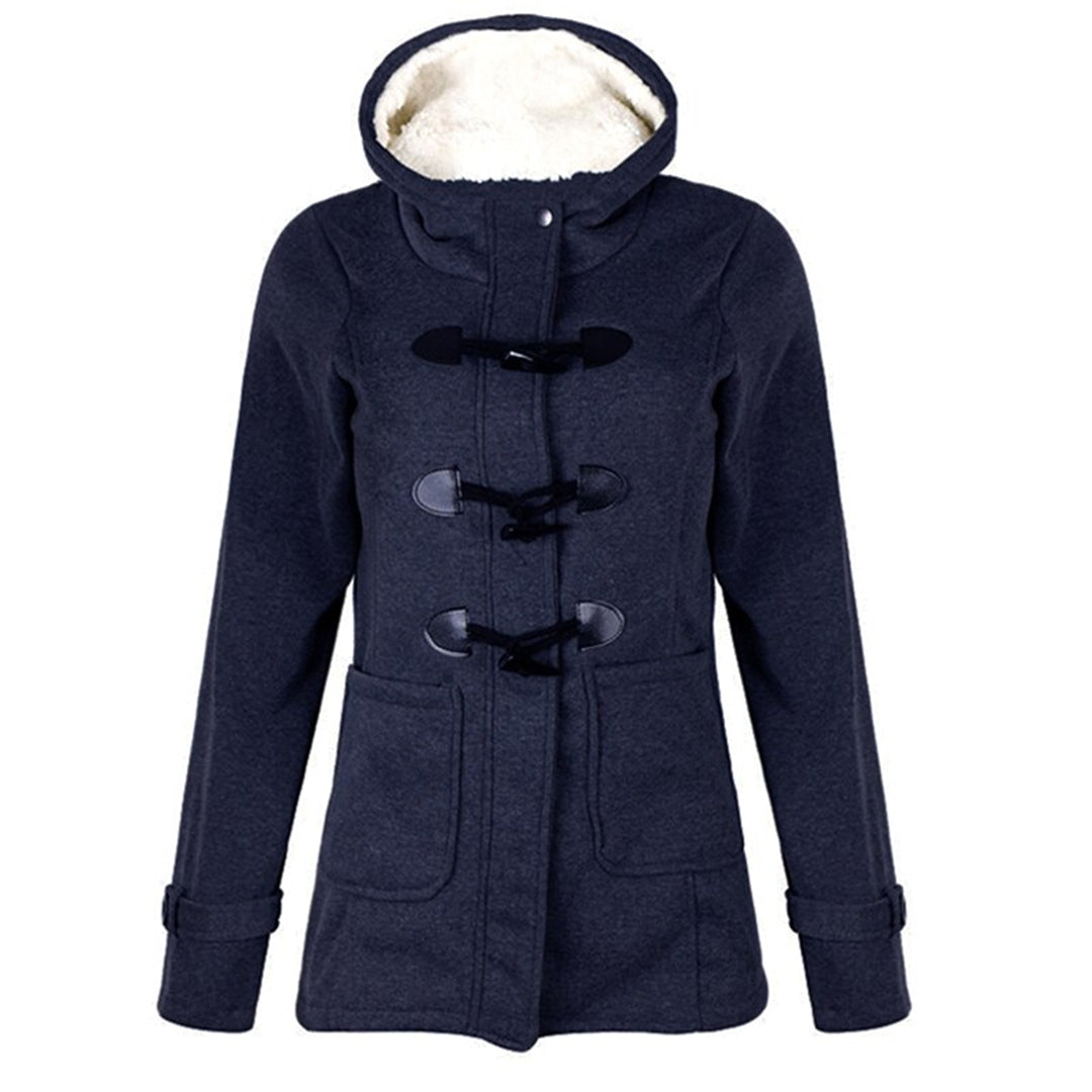 Samantha - Long winter coat with hood for women