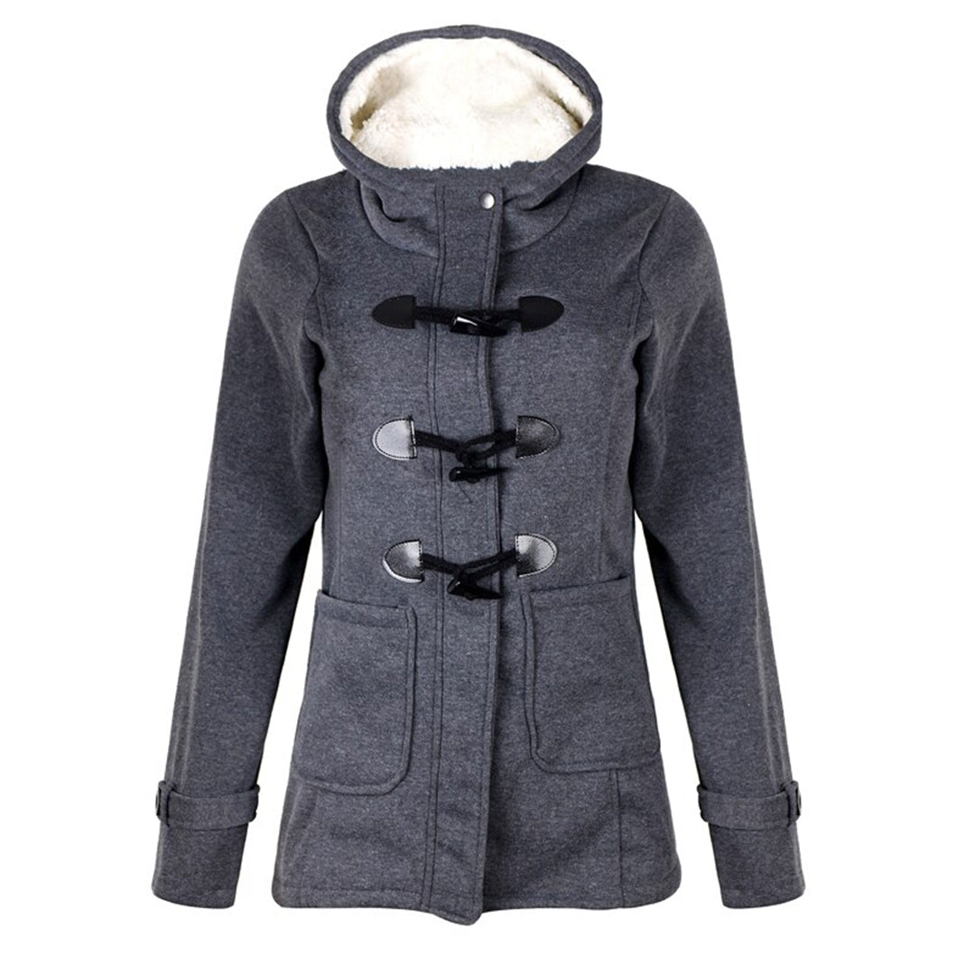 Samantha - Long winter coat with hood for women